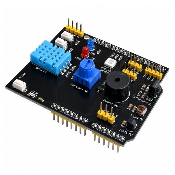 9 in 1 Multi-Function Expansion Shield for Arduino front view
