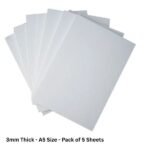 Sun Board PVC 3mm thick A5 size for crafts and Projects.