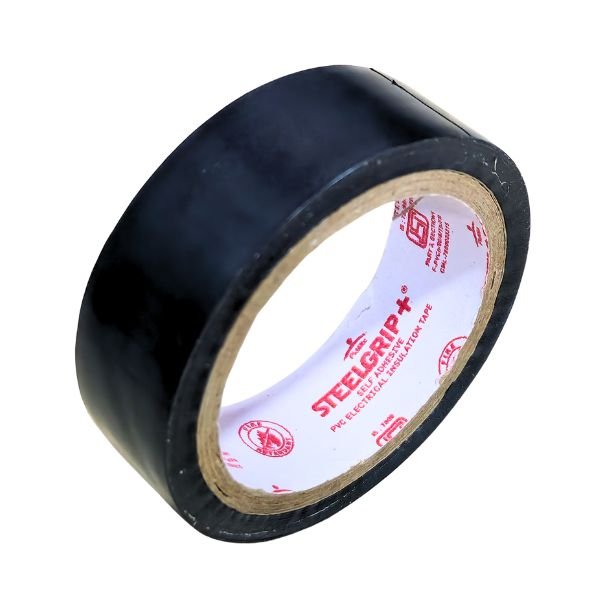 Black PVC Electrical Insulation Tape for wiring and safety protection