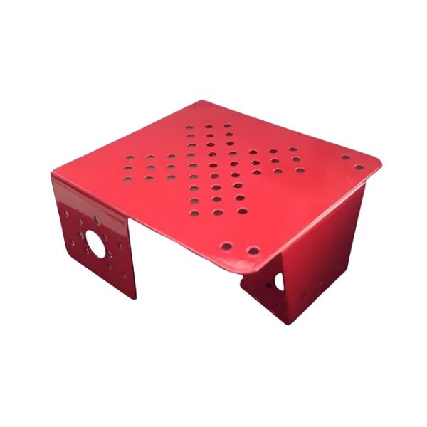 2WD metal car chassis for DIY robot projects with wheels and motor slots.