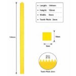 Plastic Double Sided Gear Rack 72Teeth 144mm Length 9mm Width for DIY Project - Image 3