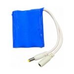 12V 1800mAh rechargeable lithium-ion battery pack back view