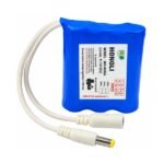 12V 1800mAh rechargeable lithium-ion battery pack front view