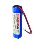 3.7V 2200mAh Lithium-Ion Battery with 2mm Connector front view