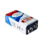 9V HIW battery for everyday electronics, gadgets, toys, and DIY projects.