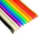 The Ribbon Cable Wire Multi-coloured is widely used in electronics labs, robotics and embedded projects
