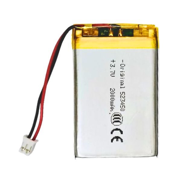 3.7V 2000mAh Lithium Polymer Battery high-capacity Li-Po rechargeable pack