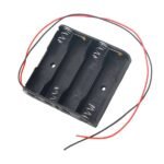 4-slot AA battery holder case for DIY electronics and projects
