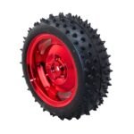 85mm Large Robot Car Wheel attached to BO motor