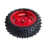 85mm Large Robot Car Wheel attached to BO motor