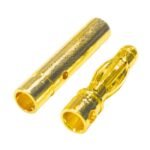 4mm Gold Bullet Plug Pair for RC motor connections
