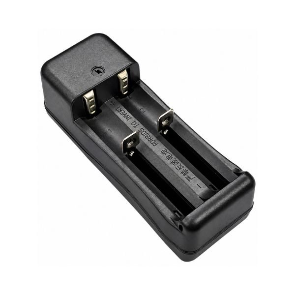 Dual Slot Li-ion Battery Charger front view