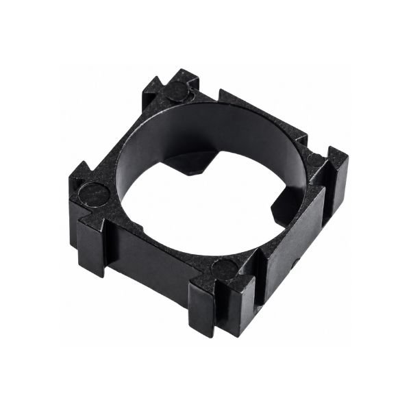 single slot 18650 battery spacer holder front view