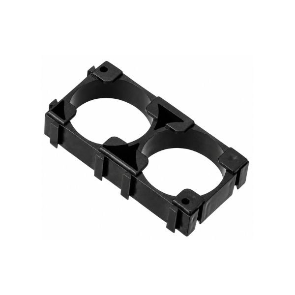 two slot 18650 cell spacer front view