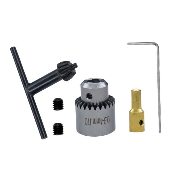 0.3–4mm Drill Chuck for RS-555 Motor & RS-540 Motor