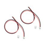 The 2-Pin JST Connector 2mm Pitch Male and Female Pair is ideal for batteries, sensors and compact electronics projects