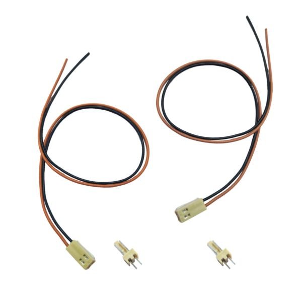 2-Pin JST RM Connector Male/Female Pair (Pack of 2)