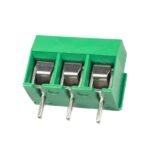 The 3 Pin PCB Mount Terminal Block is ideal for secure wire connections on circuit boards.