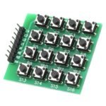 4×4 matrix 16 key keypad module for Arduino.