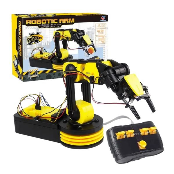 DIY Robotic Arm Kit with Wired Control | STEM Educational Kit for Kids Age13+