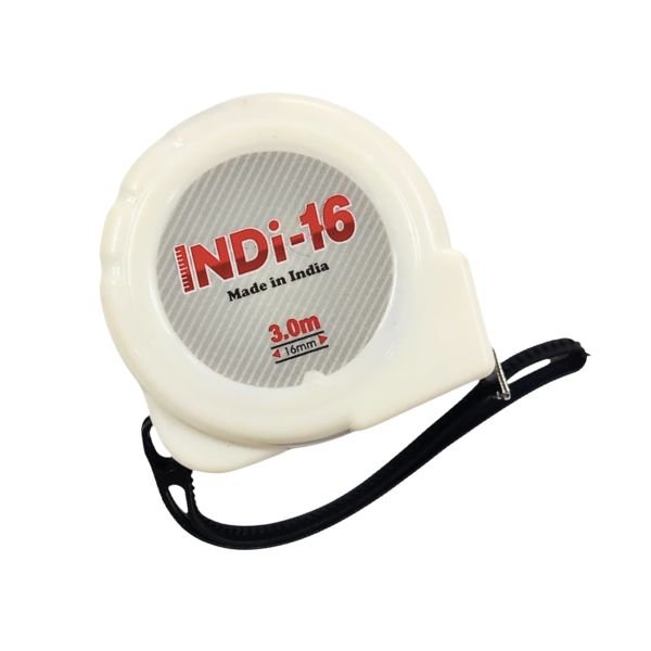 INDi-16 Steel Pocket Measuring Tape 3 Mter for accurate measurement