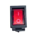 KCD1-104 10A Rocker Switch With Red Light 4 Pin