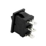 3 Pin Rocker Switch Black SPDT On-Off-On - Image 2