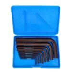 KM-9V Taparia 9 Pcs Black Finish Allen Key Set for long-term professional use.