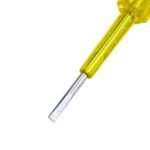 Electric line tester screwdriver for detecting live AC voltage safely.