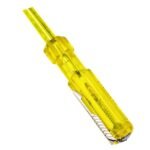 Electric line tester screwdriver for detecting live AC voltage safely.