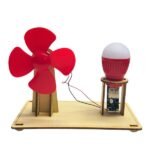 DIY Wooden Windmill Power Generator Model Kit for STEM Learning