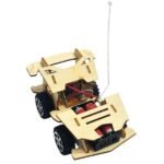 Remote Control DIY Wooden RC Racing Car Kit | For Kids STEM Learning - Image 2