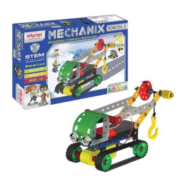 Motorized MECHANIX Robotix-2 Building and Construction Kit