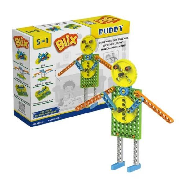 Blix 5-in-1 Buddy Building and Construction DIY Kit for Kids