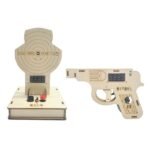 DIY Wooden Laser Target Shooting Kit for enjoy Fun learning