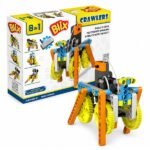 Blix 8-in-1 Crawlers DIY Model Kit with assembled crawler models and colorful interlocking parts