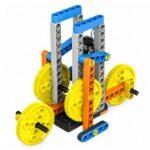 child assembling a crawler using Blix 8-in-1 Crawlers DIY Model Kit for Robotics kits for Kids