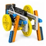 partially built crawler showing gears and tracks for Creative STEM Learning projects