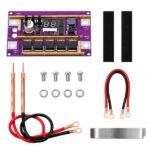 K99 Mini Automatic Spot Welder DIY Kit with control board, display, and welding probes assembled
