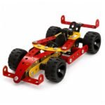 tools included in kit such as spanner and screwdriver with metal components — Educational Kit for Kids setup