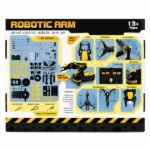 robotic arm joints with motors and connected wires showing movement mechanism