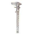 125mm metal vernier caliper for accurate internal, external, and depth measurements.