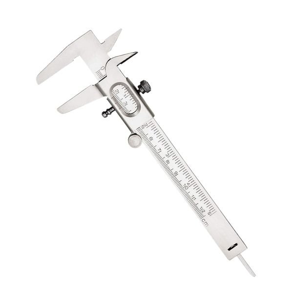 125mm metal vernier caliper for accurate internal, external, and depth measurements.