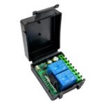 2 Channel RF Wireless Relay Remote Control 12V kit front view