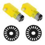 2WD Smart Mini Round Robot Car Chassis DIY Kit with DC Motors, Wheels and Caster Wheel - Image 2