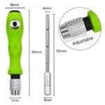 32-in-1 Interchangeable Multipurpose Precision Screwdriver Set with bits arranged neatly