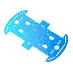 4WD Aluminum Robot Car Chassis Frame DIY Base Plate for Robotics Projects - Image 2