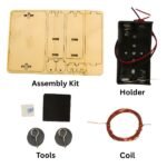 DIY Wooden Electromagnetic Motor Kit for Science Experiments - Image 4