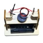 DIY Wooden Electromagnetic Motor Kit for Science Experiments - Image 3
