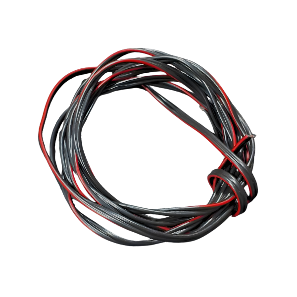2 Core Ribbon Cable Red and Black 0.5mm (Pack of 2 Meter)